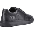 Hush Puppies Dougie Leather Boys's Black Trainers