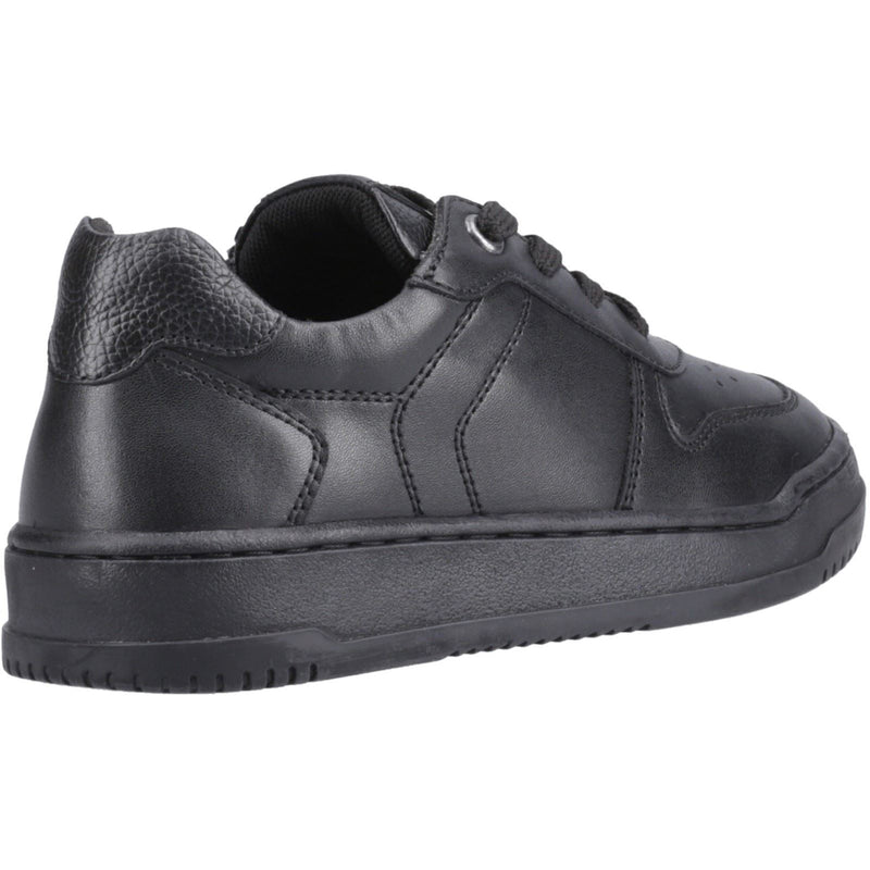 Hush Puppies Dougie Leather Boys's Black Trainers