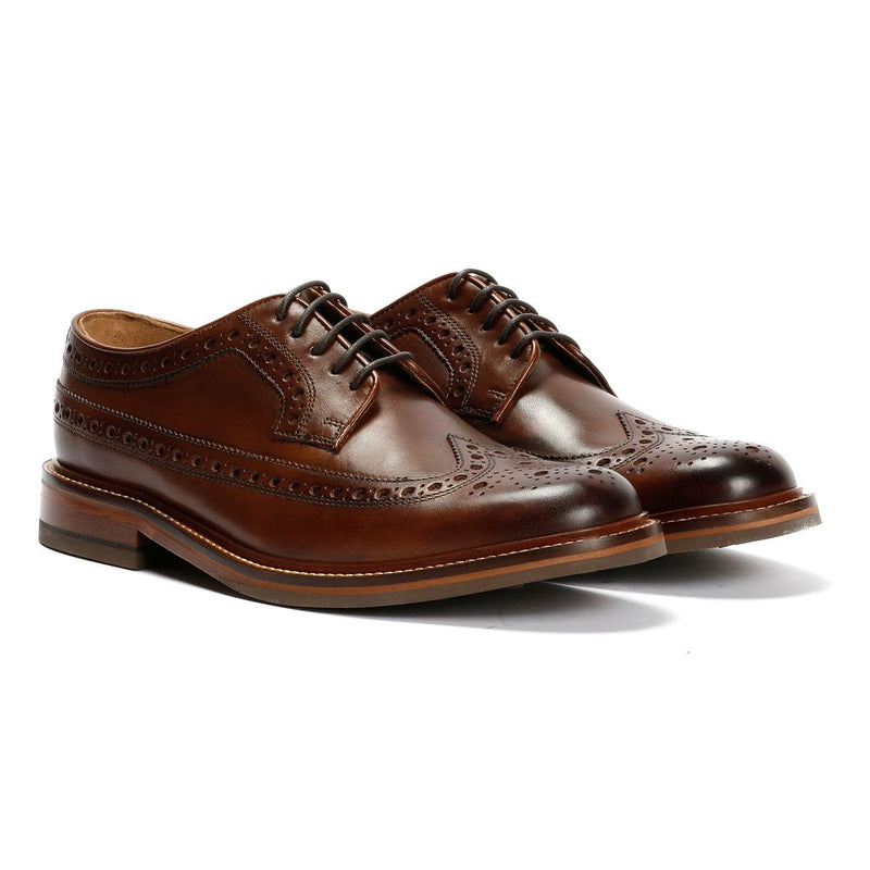 Chapman & Moore Longwing Brogue Country Leather Men's Choco Shoes