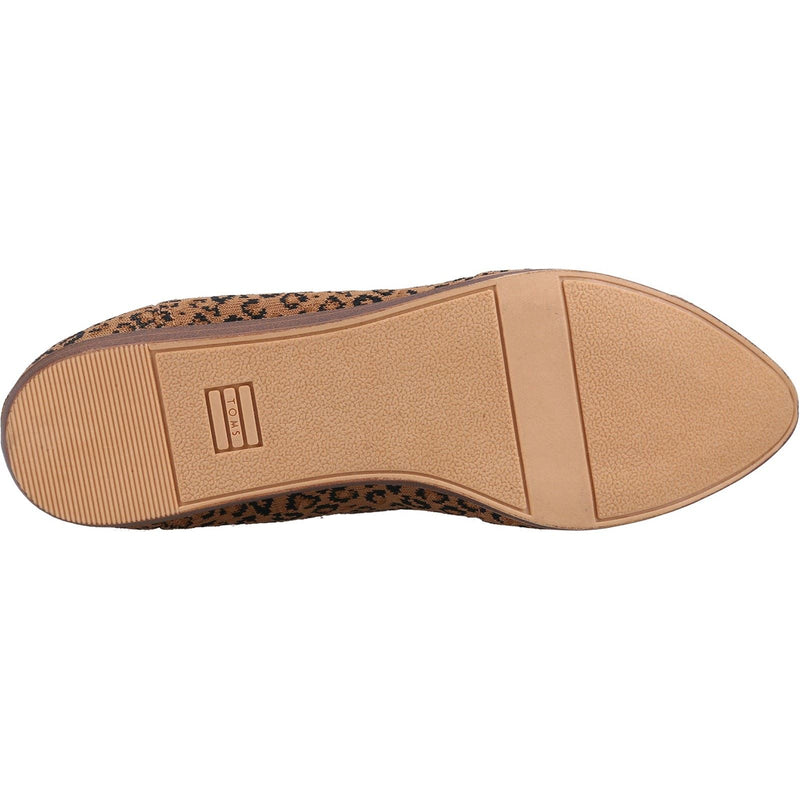 TOMS Katie 100% Cotton Women's Brown Flats
