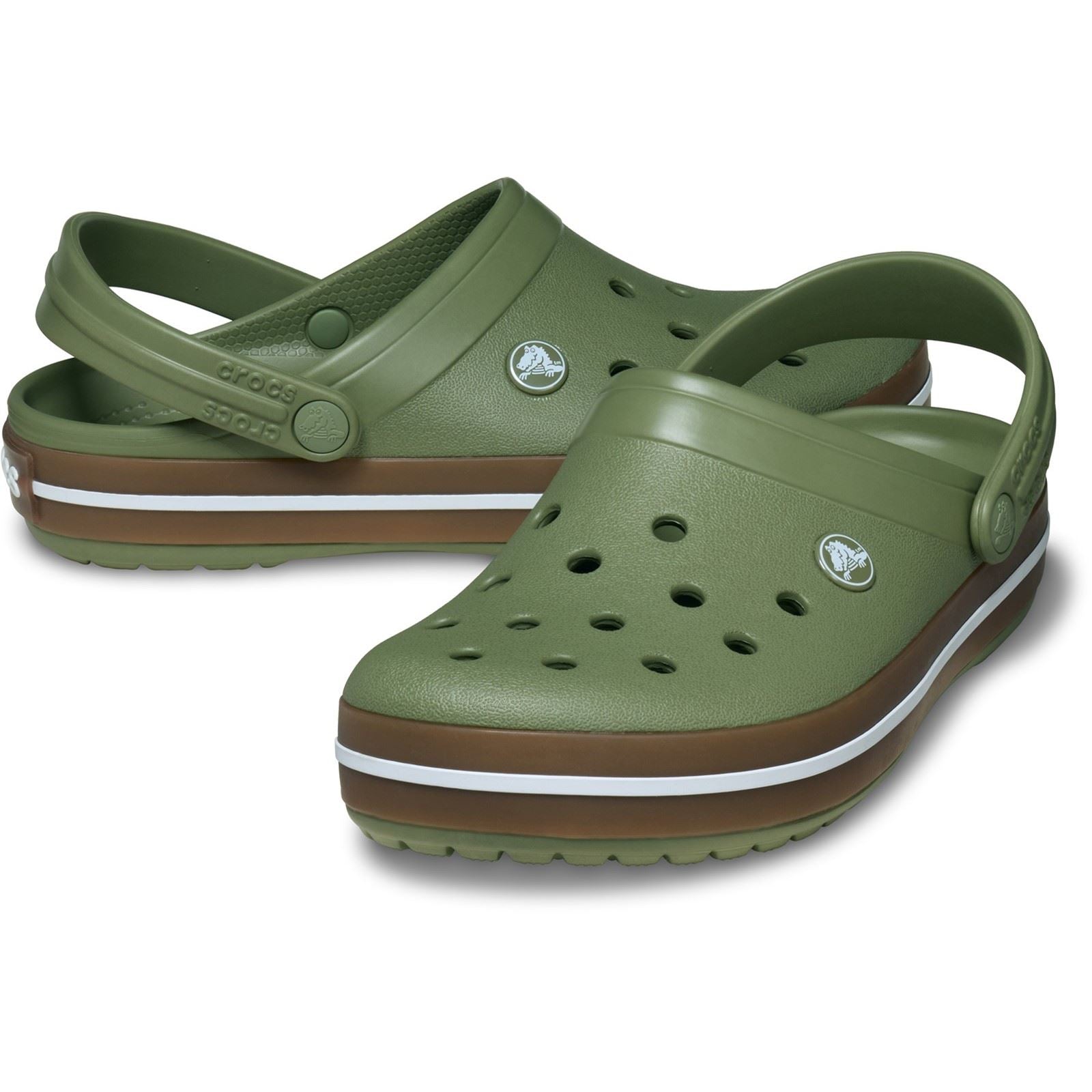 Crocs Crocband Gum Thermoplastic Men's Cargo Clogs