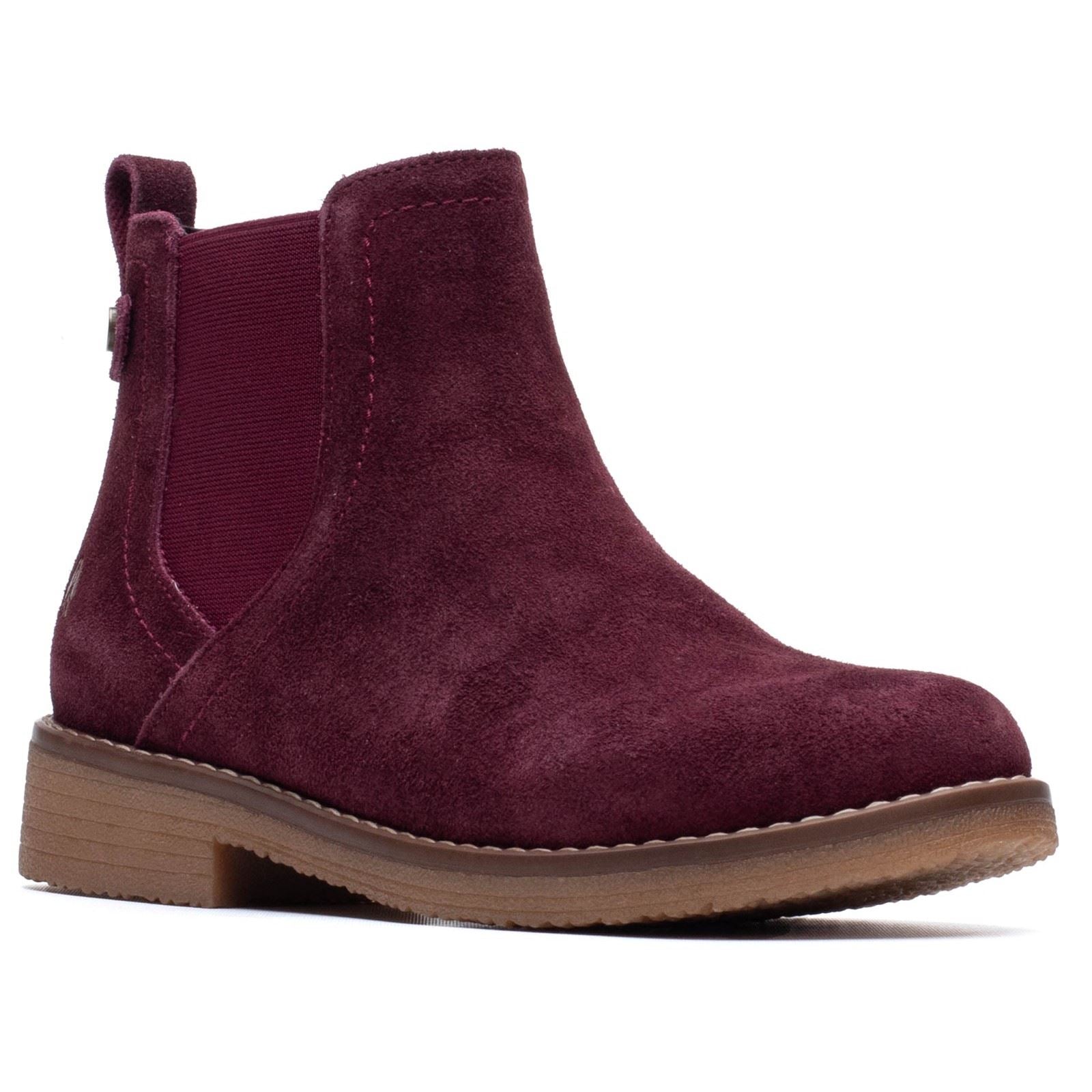 Hush Puppies Maddy Suede Women's Plum Boots