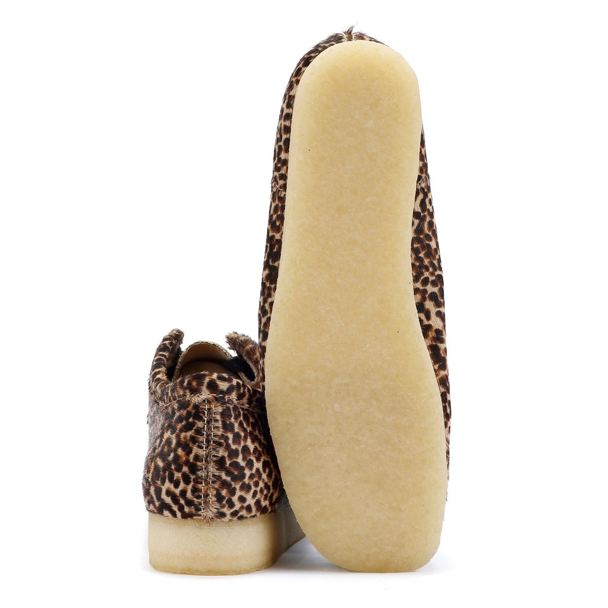 Clarks Originals Wallabee Harajuku Hair-On Leather Men's Leopard Lace-Up Shoes