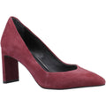 Hush Puppies Olivia Suede Women's Bordeaux Round Court Shoes