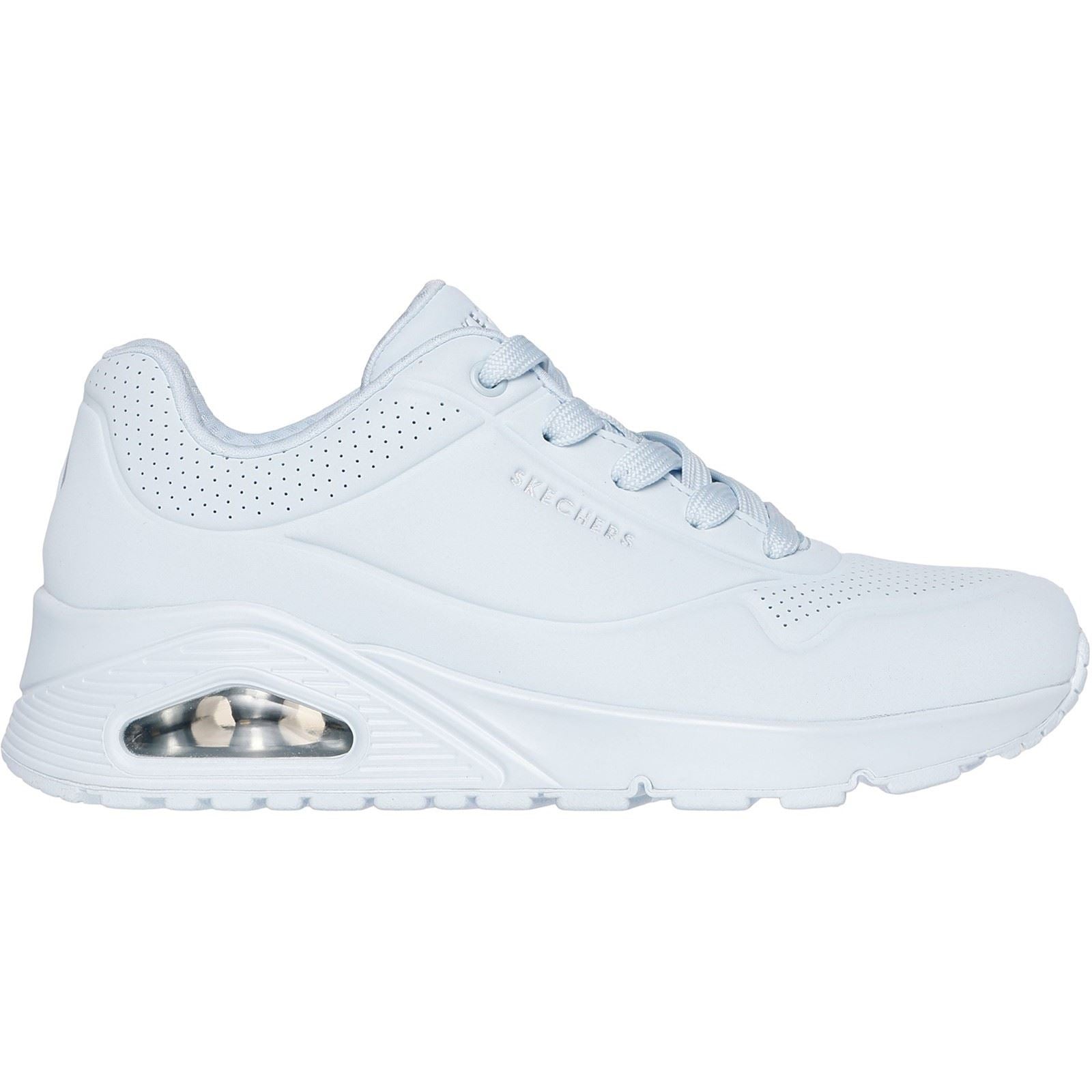 Skechers Uno Stand On Air Synthetic Women's Light Denim Trainers