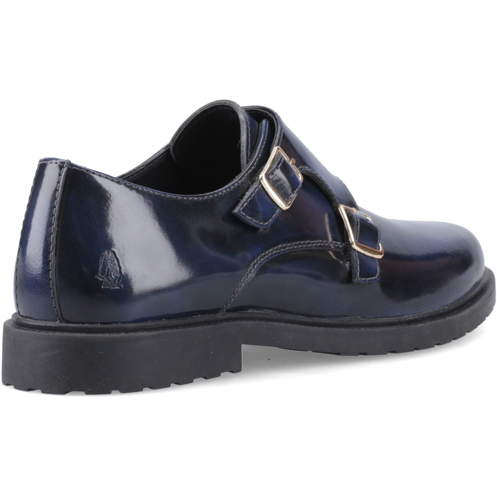 Hush Puppies Verity Hi-Shine Leather Women's Navy Shoes