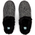 TOMS Sage Polyester Blend Women's Black Multi Cozy Sweater Knit Slippers