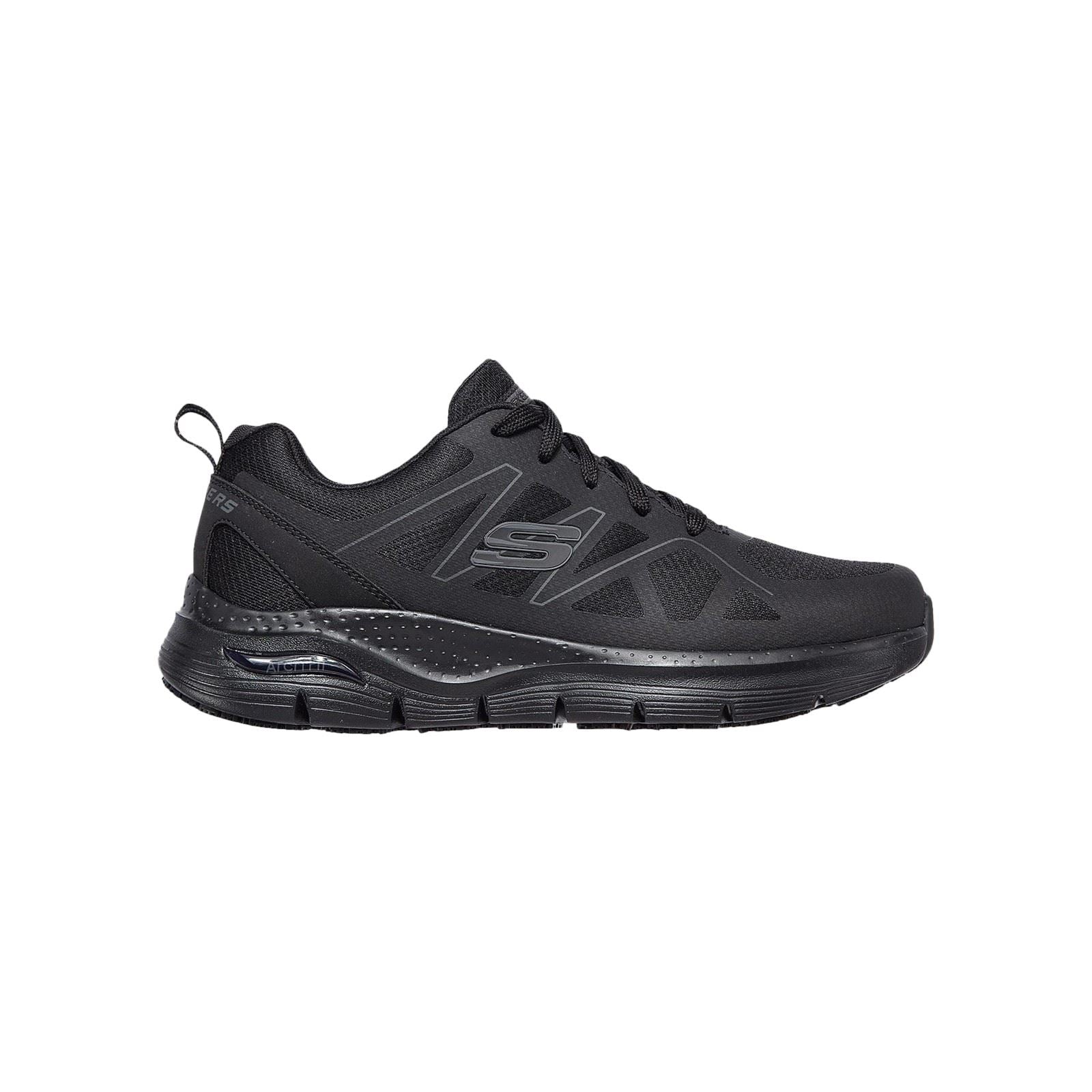Skechers Workwear Arch Fit SR Axtell Polyester Men's Black Safety Trainers