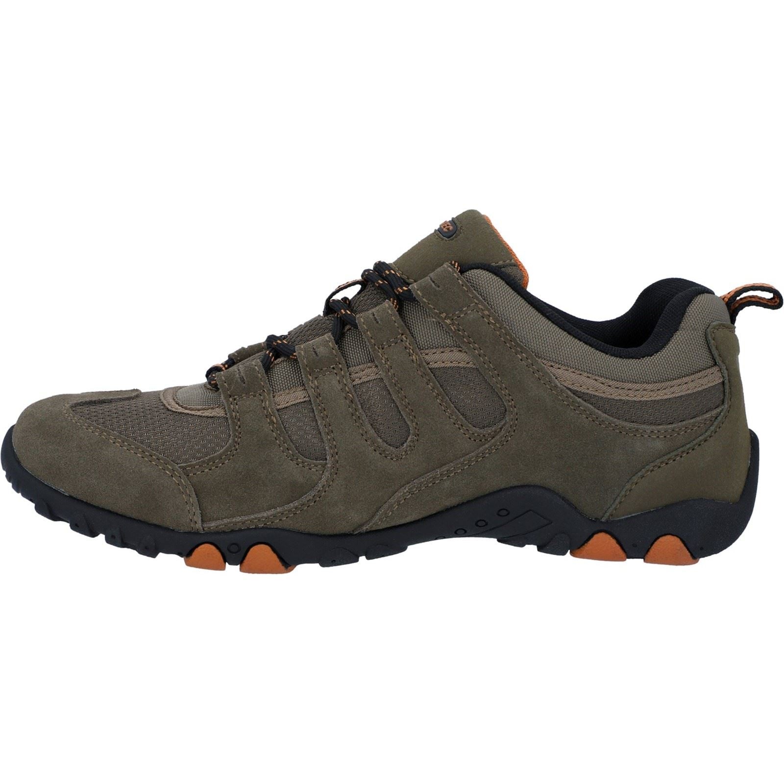 Hi-Tec Quadra II Suede Men's Taupe/Burnt Orange Hiking Boots