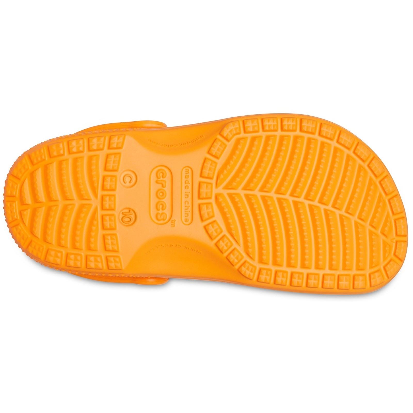 Crocs Toddler Classic Synthetic Orange Zing Clogs
