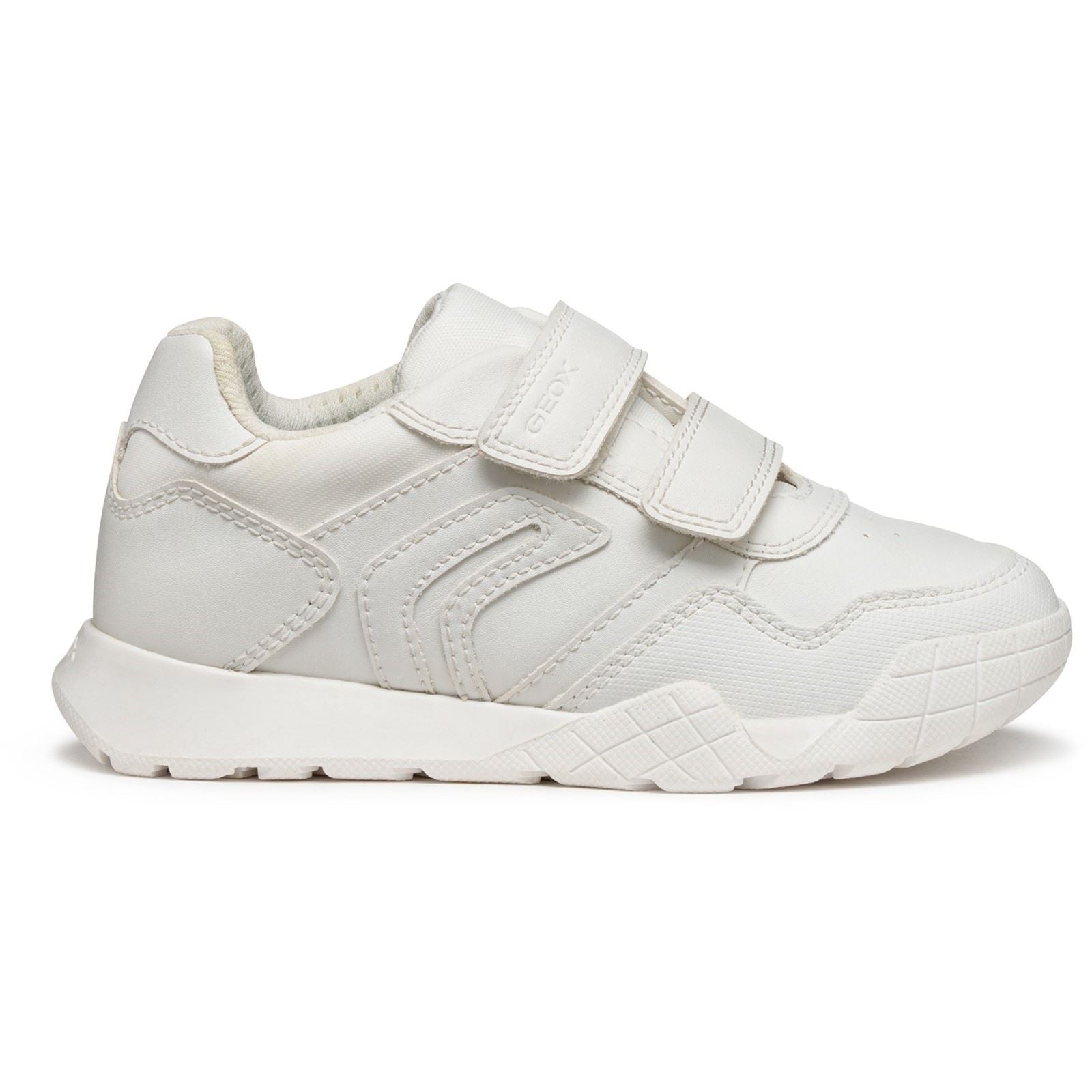 Geox J Rann-E Unisex Kid's White Trainers