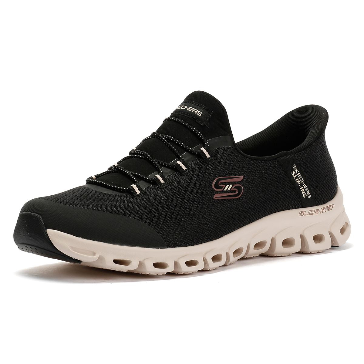 Skechers Slip-Ins Glide Step Vibey Mesh Women's Black Trainers