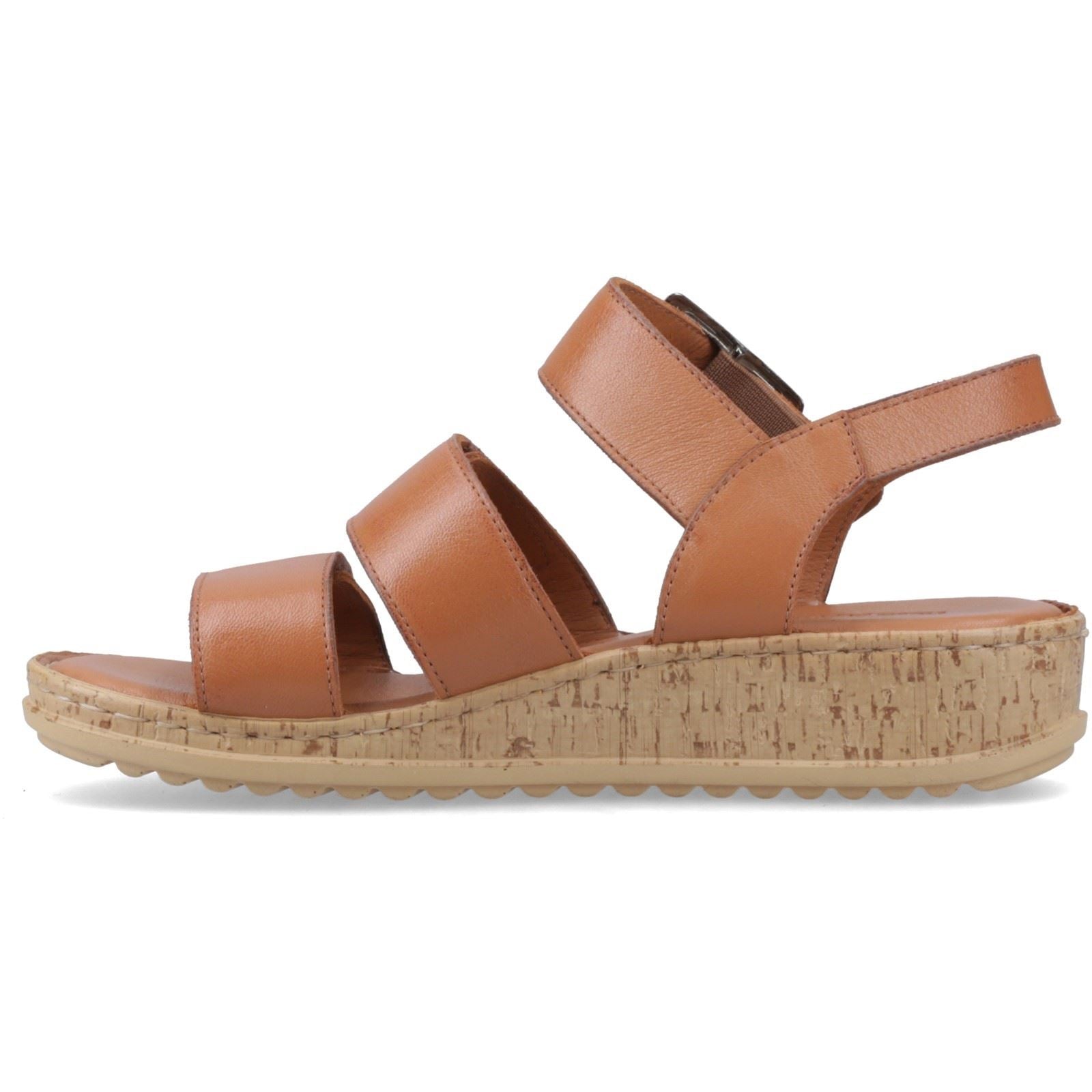 Hush Puppies Eliana Leather Women's Tan Sandals