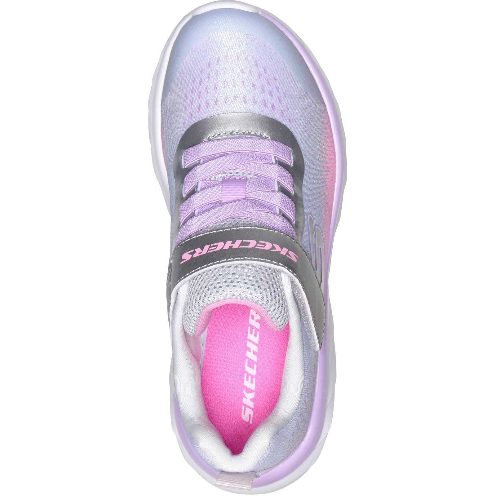 Skechers Boundless Color Blitz Textile Girl's Grey/Multi Trainers