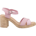 Hush Puppies Georgia Cork Leather Women's Blush Sandals