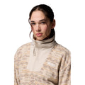 Columbia Sequoia Grove Printed Half Zip Polyester Women's Brown Pullover