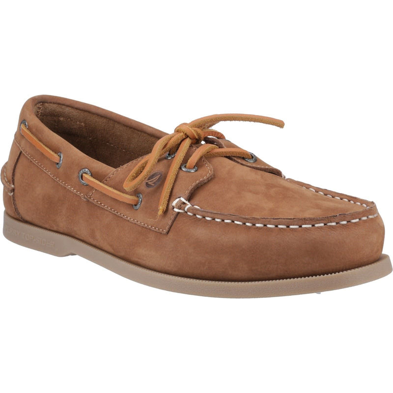 Sperry Tacoma Leather Men's Tan Boat Shoes