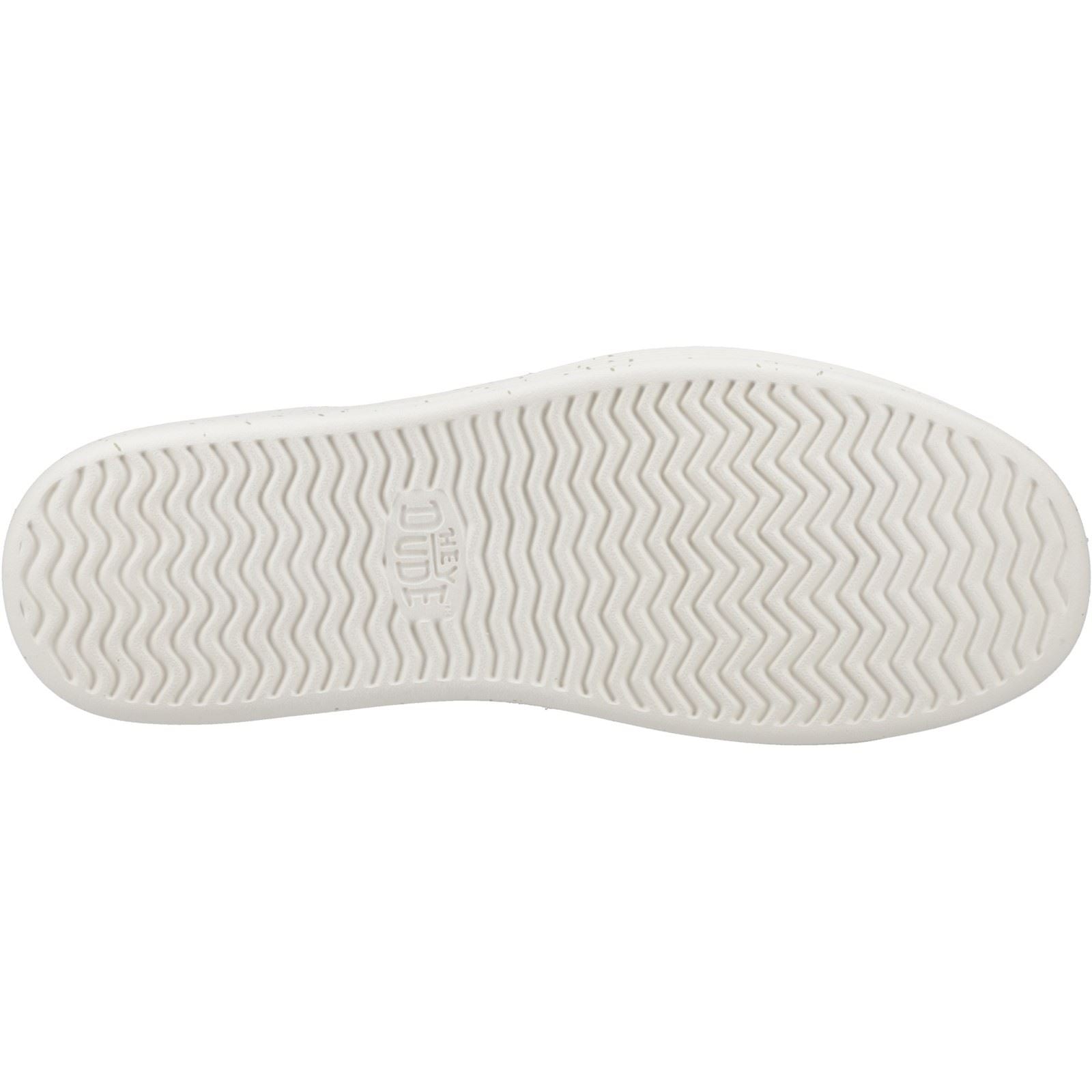 HEYDUDE Sunapee Coastline Cotton Blend Men's Bone Loafers
