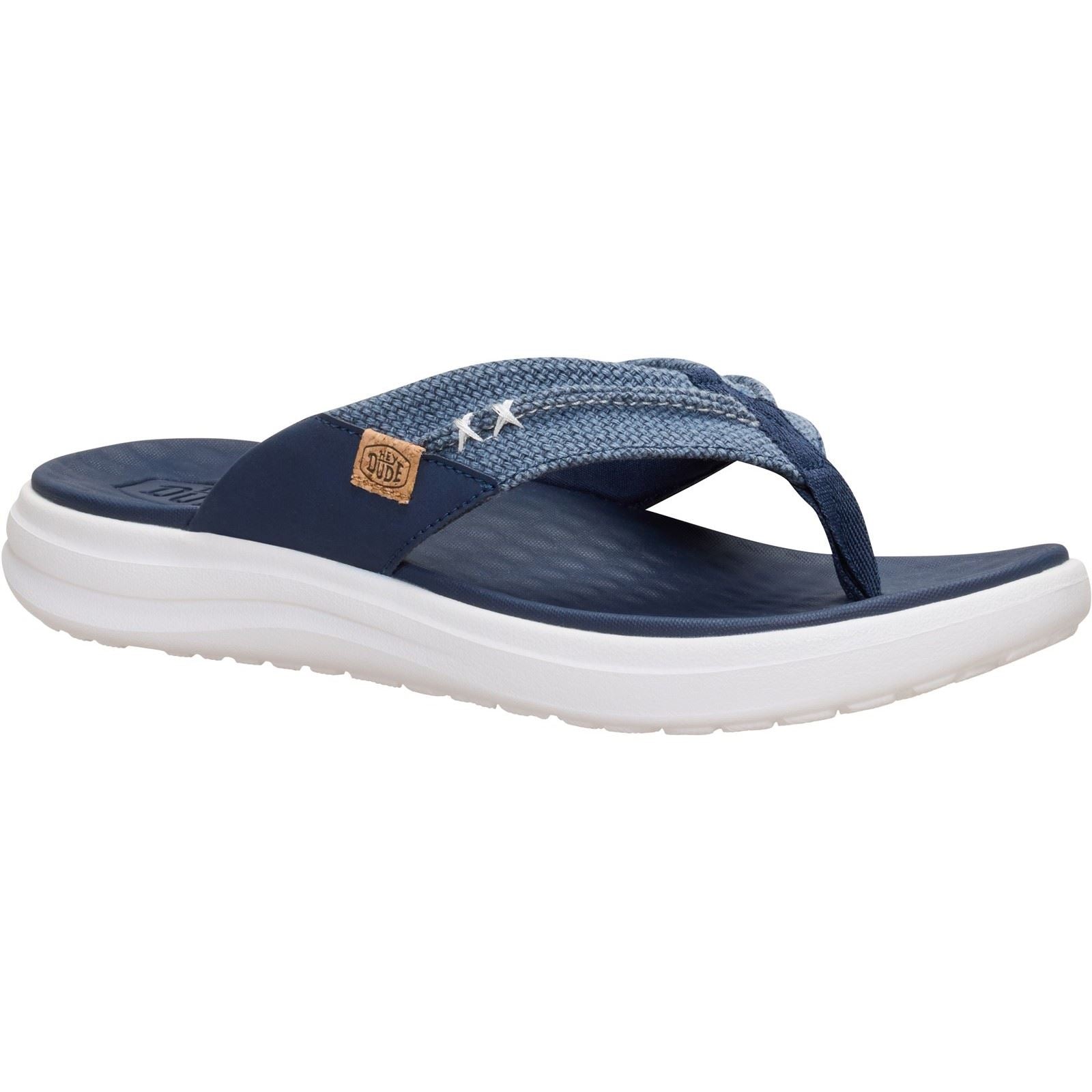 HEYDUDE Finn Polyester Men's Navy Sandals
