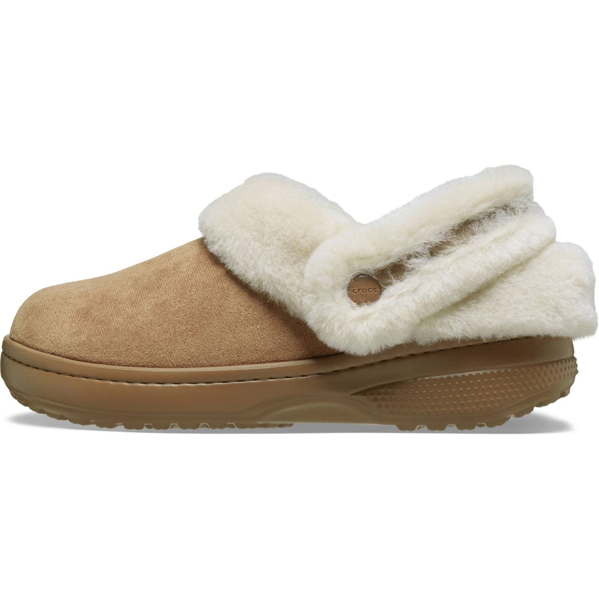 Crocs Unfurgettable Vegan Suede Polyester Women's Sepia Clogs