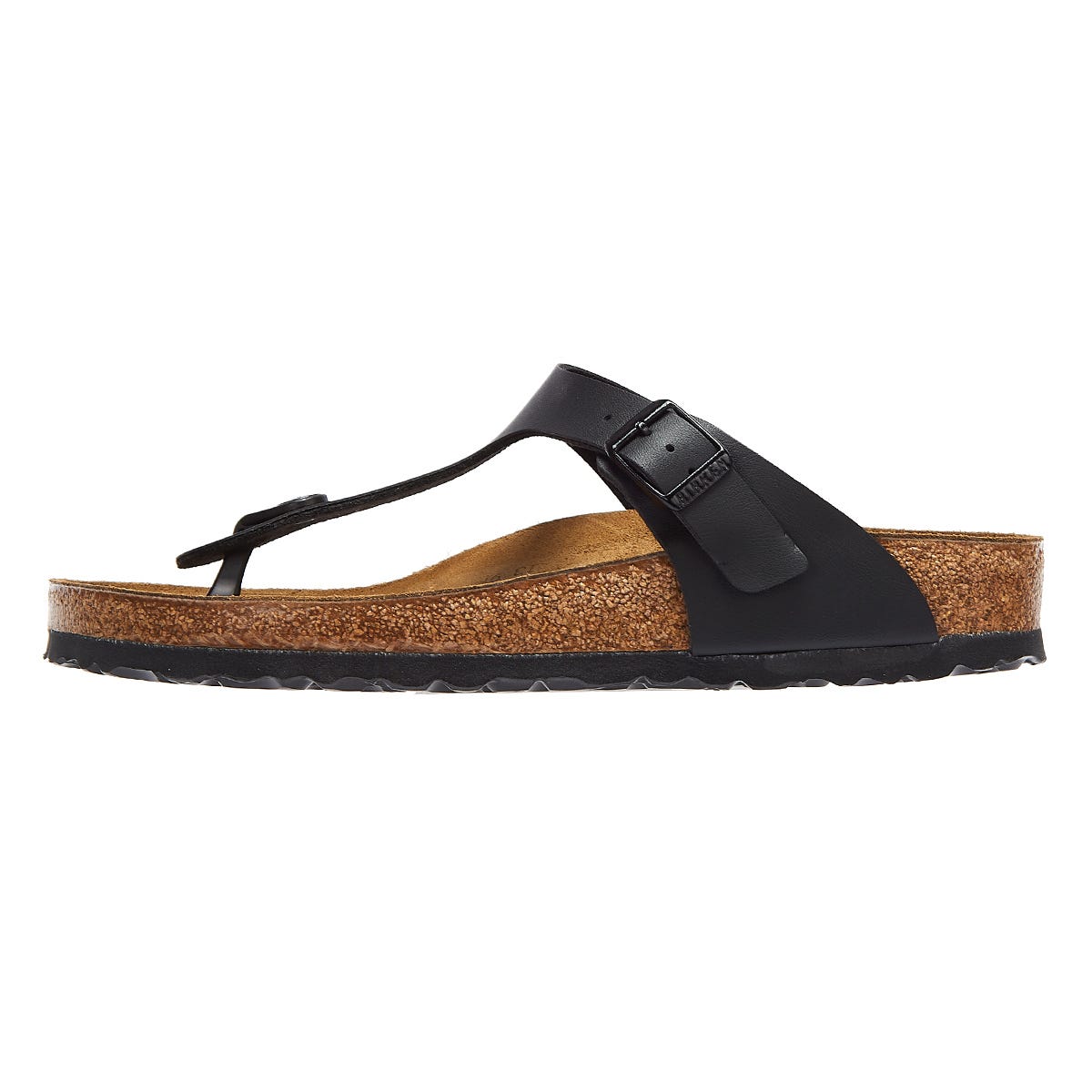 Birkenstock Gizeh Birko-Flor Womens Black Sandals
