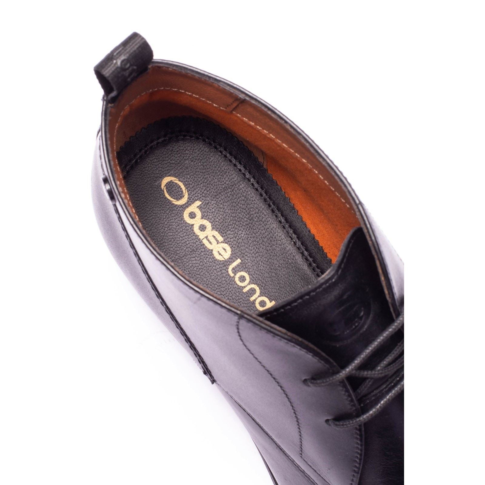 Base London Archer Leather Men's Black Ankle Boots
