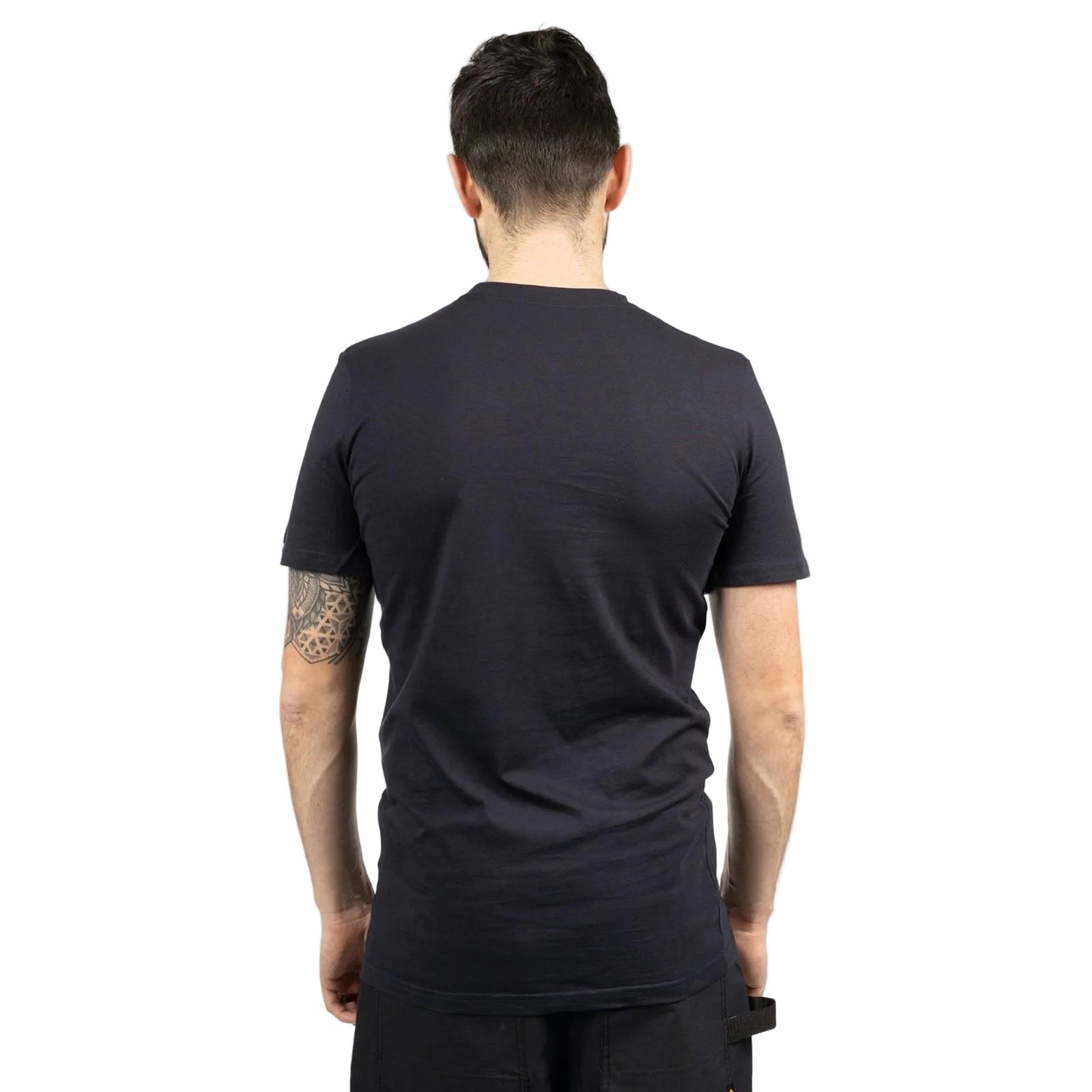 Caterpillar Essentials Short-sleeve Cotton Men's Blue T-Shirt