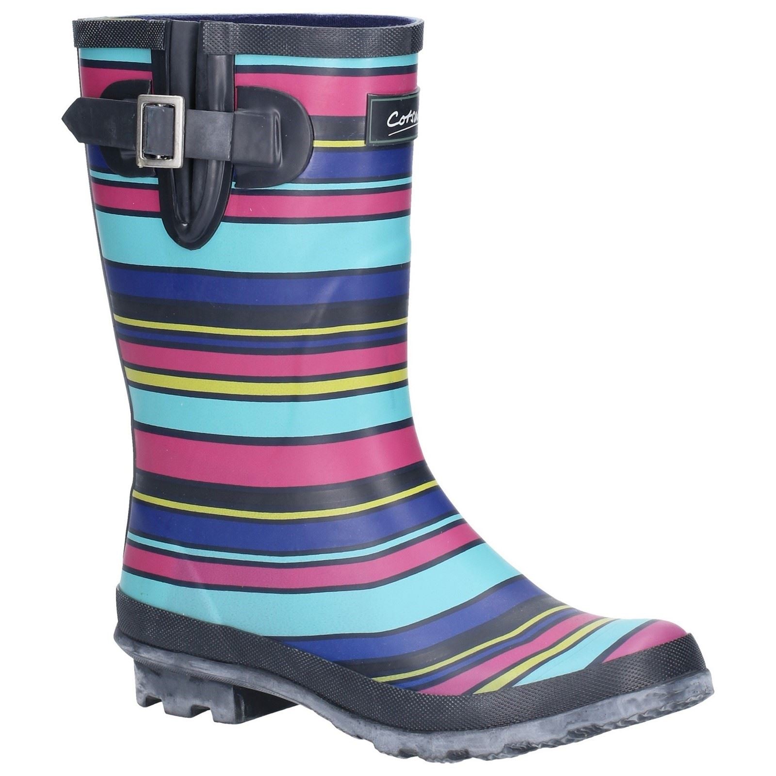 Cotswold Paxford Rubber Women's Stripe Multicoloured Wellington Boots