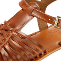 Tower London Hurache Leather Women's Tan Sandals