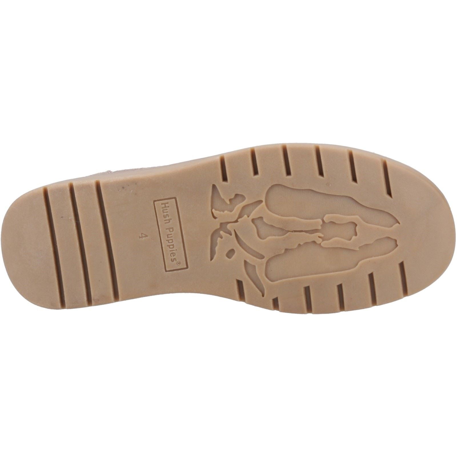 Hush Puppies Leonie Suede Women's Taupe Flat Chelsea Boots