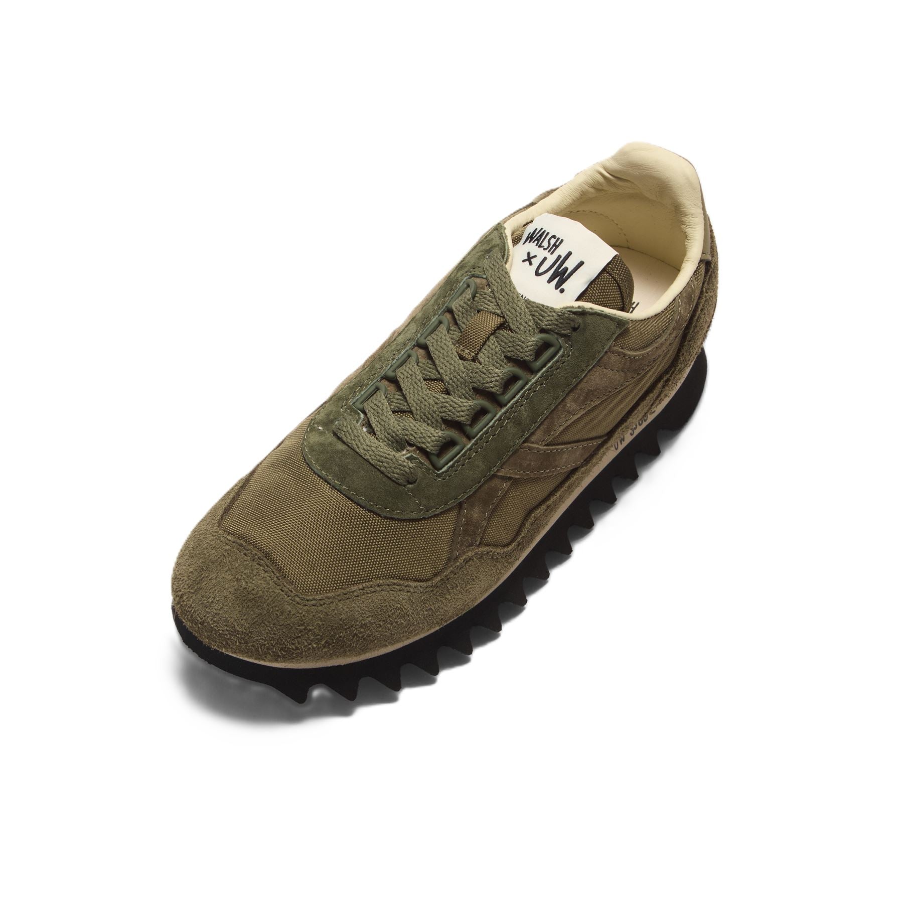 Walsh Ensign Green Trainers