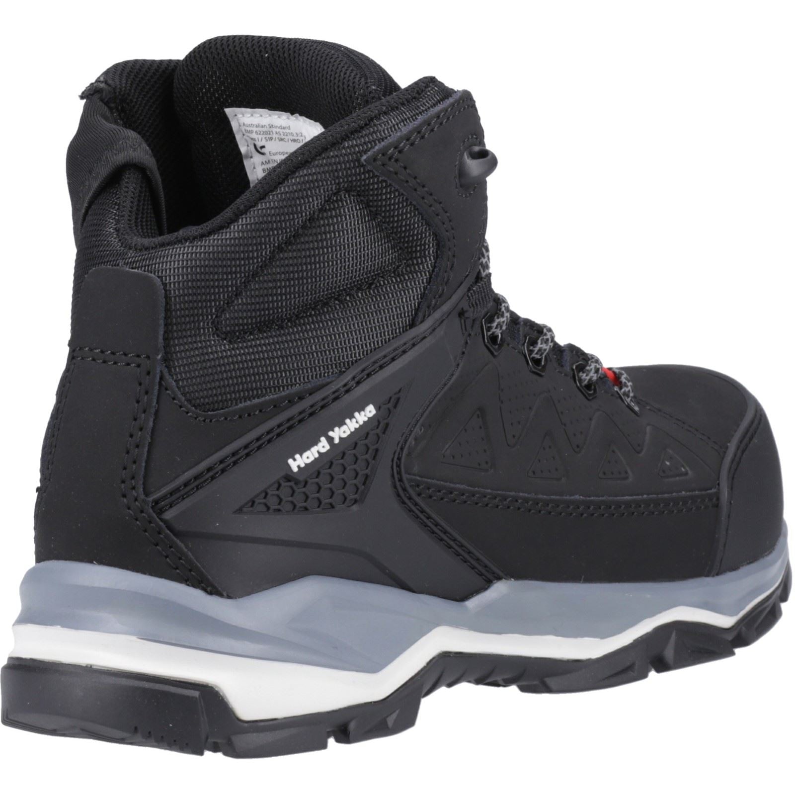 Hard Yakka Atomic Leather Black Safety Boots