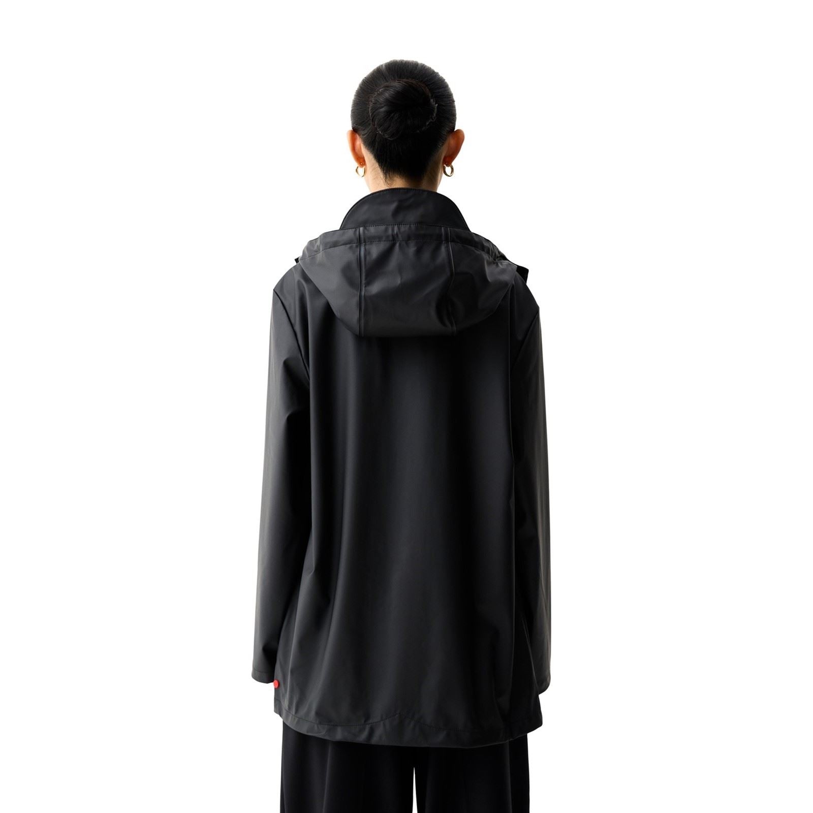 Hunter Jo Parka Black Rain Jacket