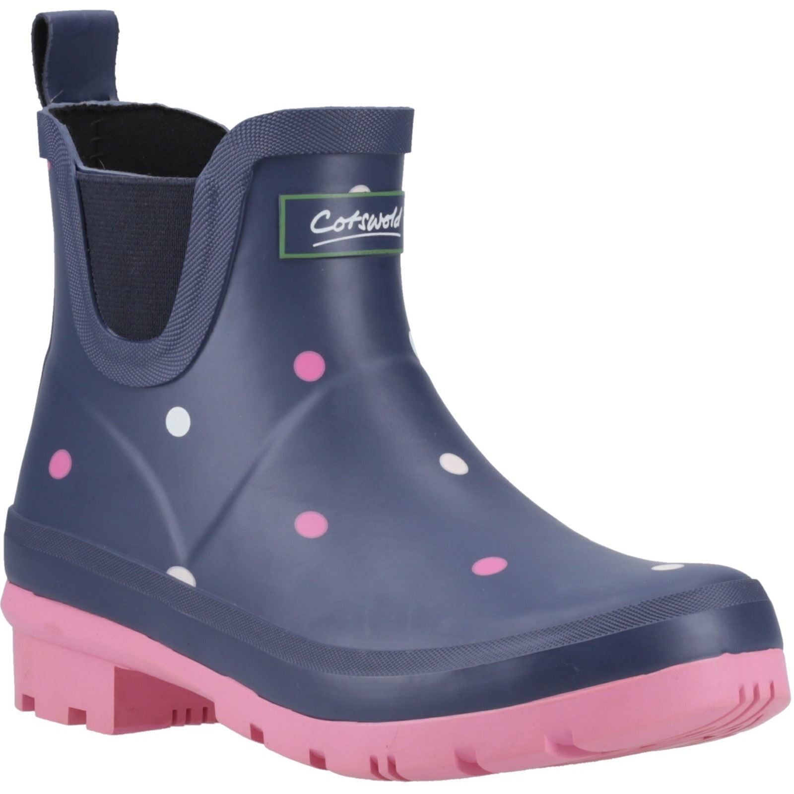 Cotswold Clarence Ankle Rubber Women's Spot Wellington Boots