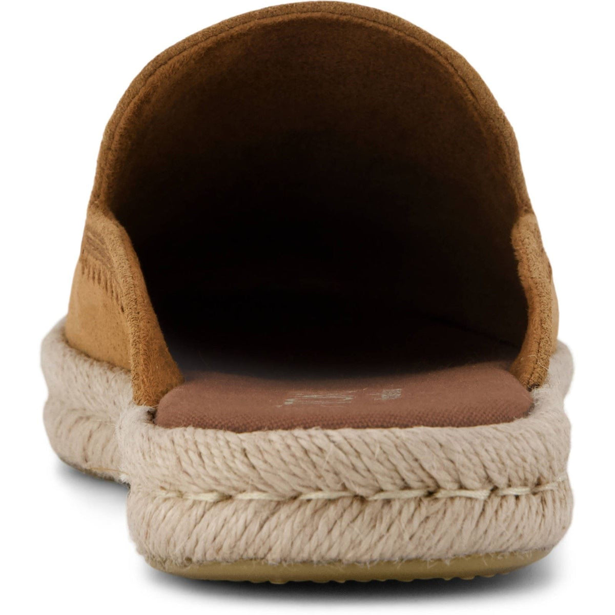 TOMS Santiago Leather Women's Brown Sugar Slippers