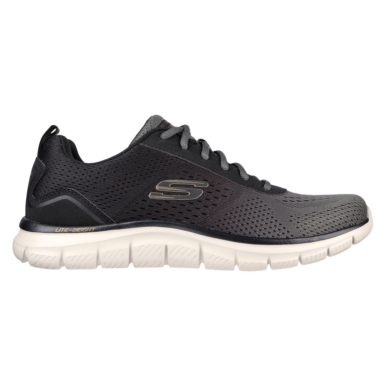 Skechers Track - Ripkent Textile Men's Olive/Black Trainers