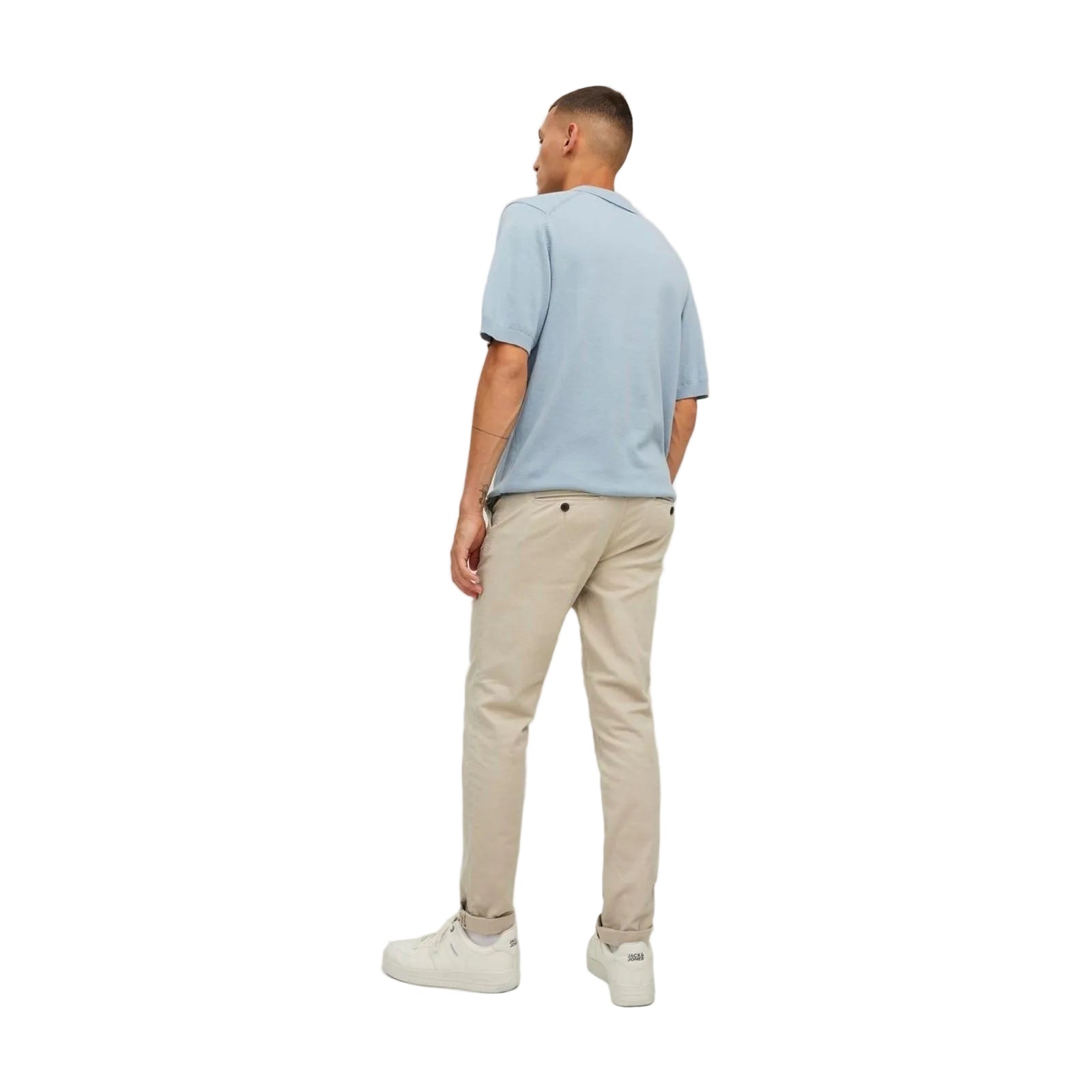 Jack & Jones Marco Cotton Men's Off White Chino Pants