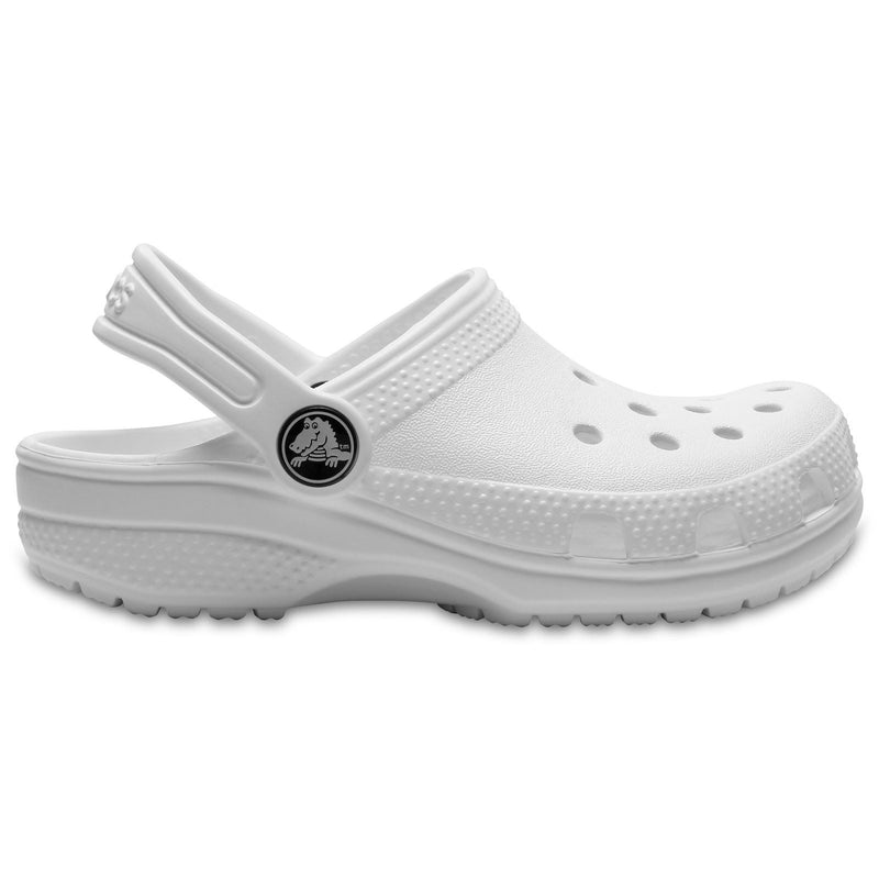 Crocs Kids' Classic Clog Synthetic White Clogs