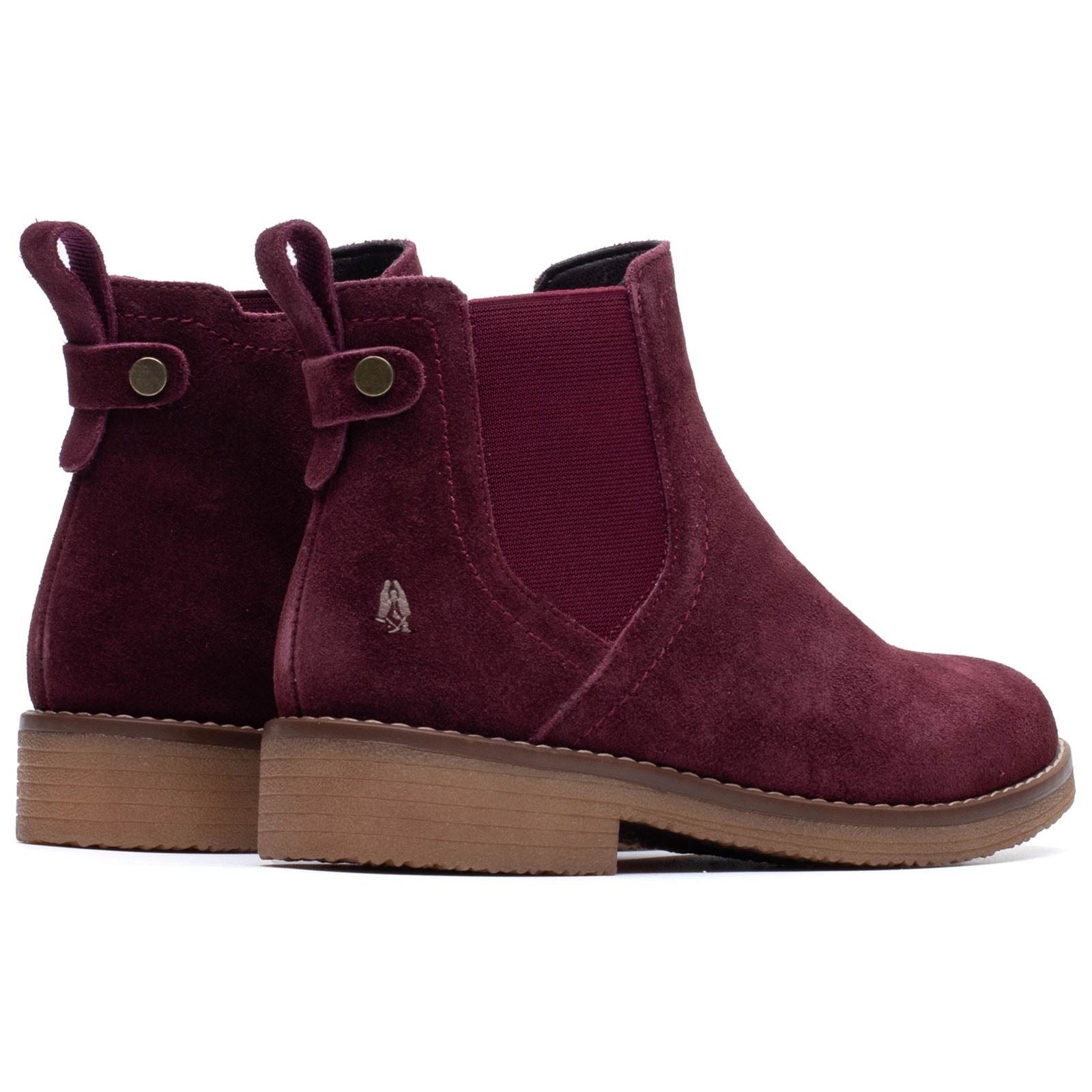 Hush Puppies Maddy Suede Women's Plum Boots