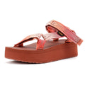 Teva Flatform Universal Women's Sunscape Scarlet Sandals