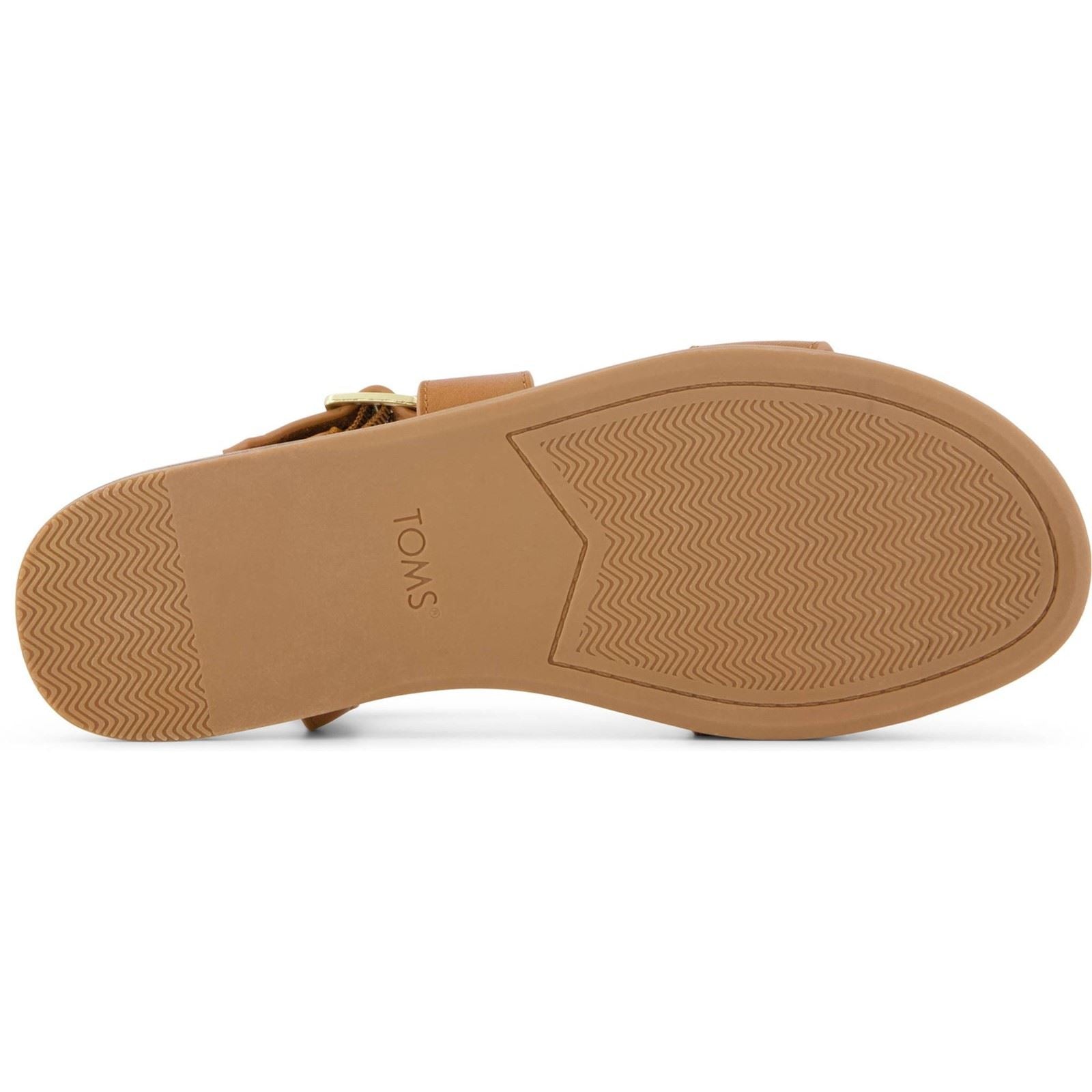 TOMS Mar Leather Women's Brown Sugar Sandals