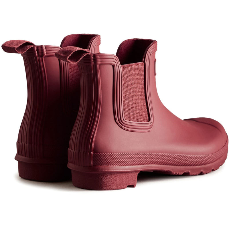 Hunter Original Chelsea Boot Rubber Women's Merlot Wellington Boots