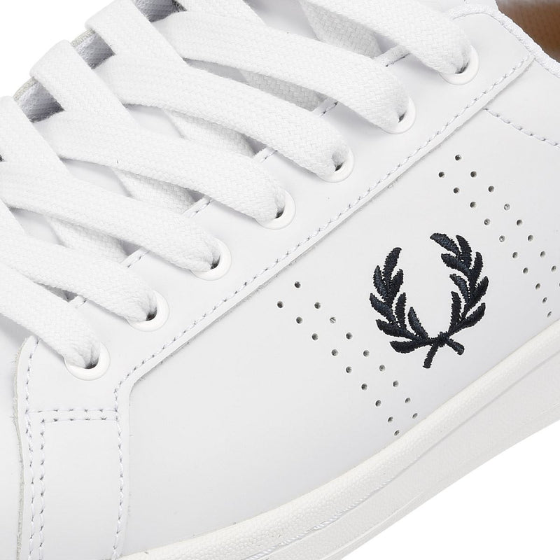 Fred Perry B721 Leather Men's White/Navy Trainers