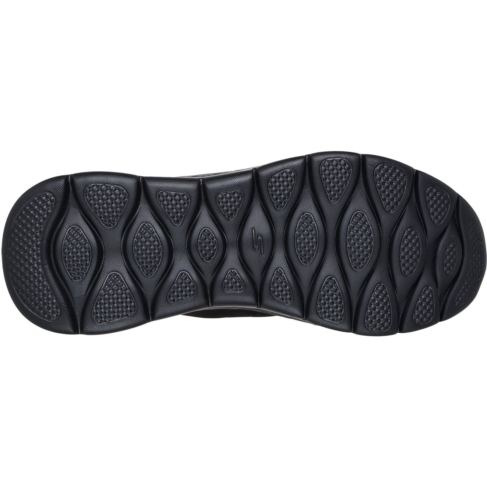 Skechers GO WALK Flex Smooth Motion Textile Men's Black Trainers