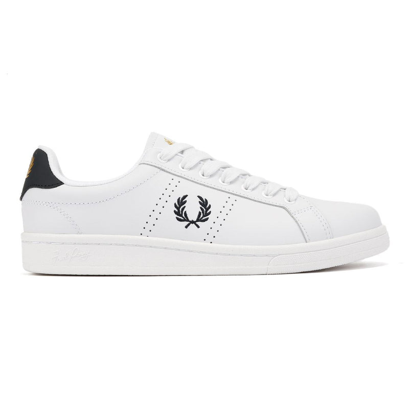 Fred Perry B721 Leather Men's White/Navy Trainers