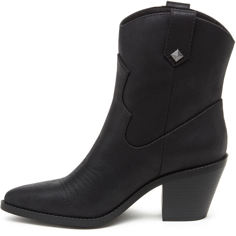 Rocket Dog Feather Synthetic Women's Black Heeled Ankle Boots