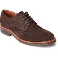 Base London Hatfield Leather Men's Burnt Brown Brogues Shoes