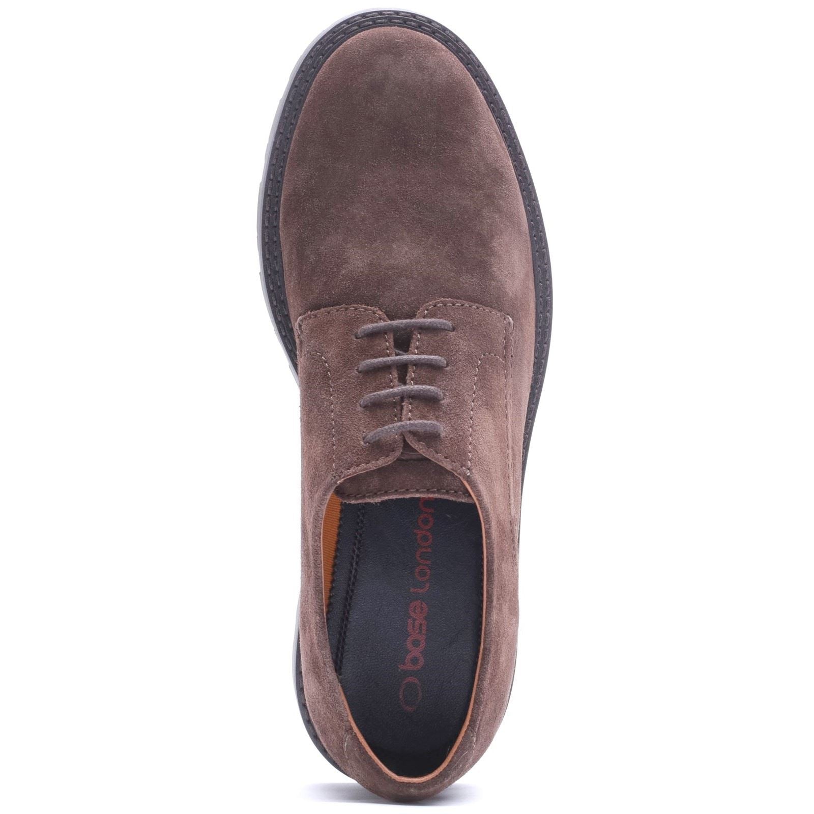 Base London Vector Leather Men's BROWN Lace-Up Shoes