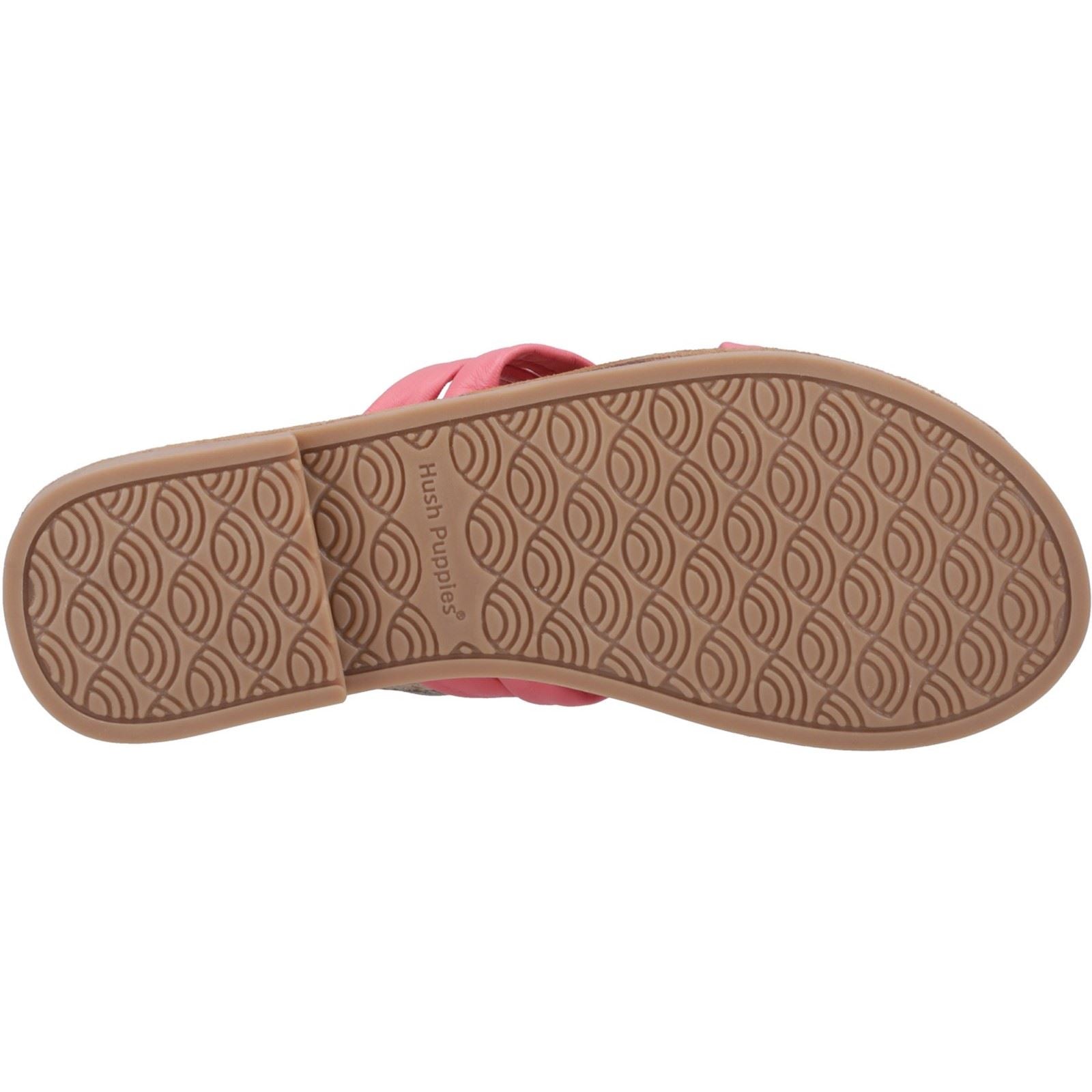 Hush Puppies Hope Leather Women's Coral Sandals