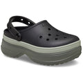 Crocs Classic Stacked Synthetic Black Clogs